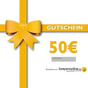 50 Euro Gutschein bei lampenonline.de