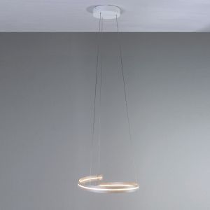 Bopp Leuchten Break LED-Pendelleuchte Ø70cm Aluminium geschliffen +++ Rückläufer +++ bei lampenonline.de