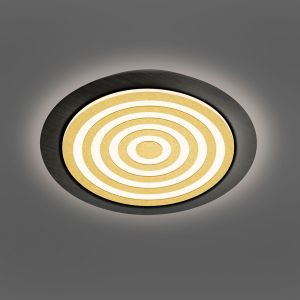 Bopp Plus Athos Round LED-Deckenleuchte-Schwarz geschliffen/Gold eloxiert bei lampenonline.de