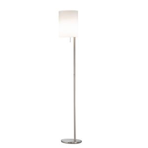 Knapstein 956 LED-Stehleuchte Nickel matt-Opalglas bei lampenonline.de