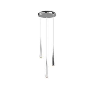 GRAU Niceone Rain Trio 30 LED-Pendelleuchte 3-flammig bei lampenonline.de