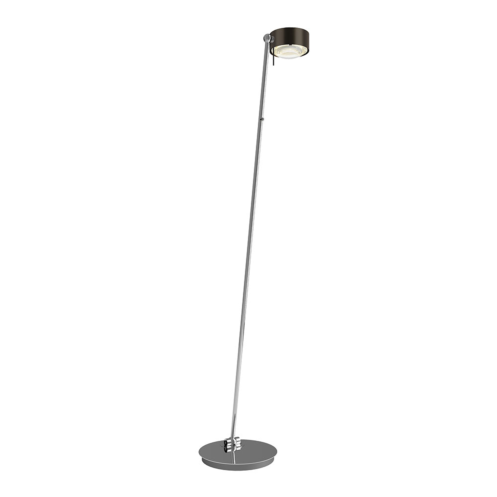 Top Light Puk! 120 Floor Avantgarde LED-Stehleuchte-Chrom-Glas matt-Glas matt-mit LED (2700K)