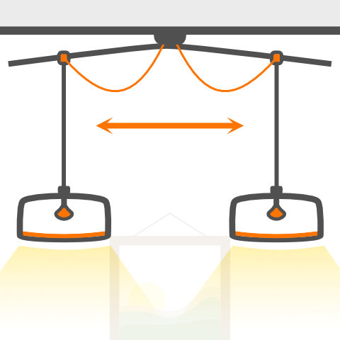 Seitlich verschiebbare Pendelleuchten von vielen Markenherstellern bei lampenonline.de kaufen